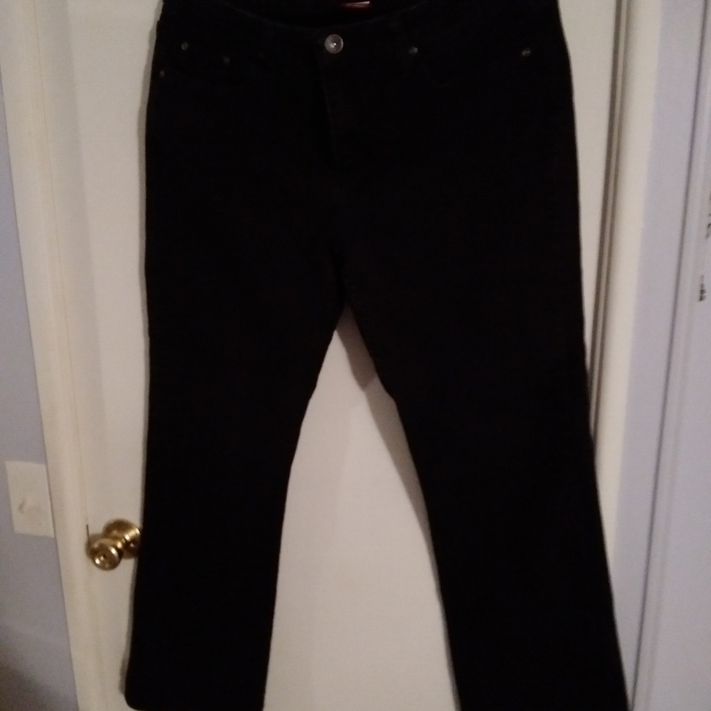 Marona Black Jeans Size 14 Boot Cut